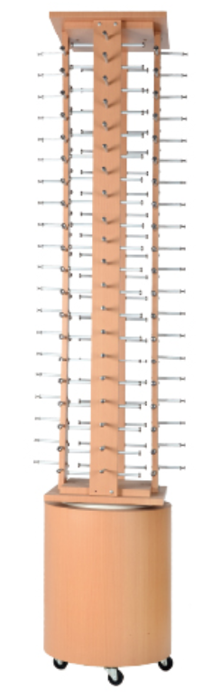 8502 Wood Display rotate 80pcs