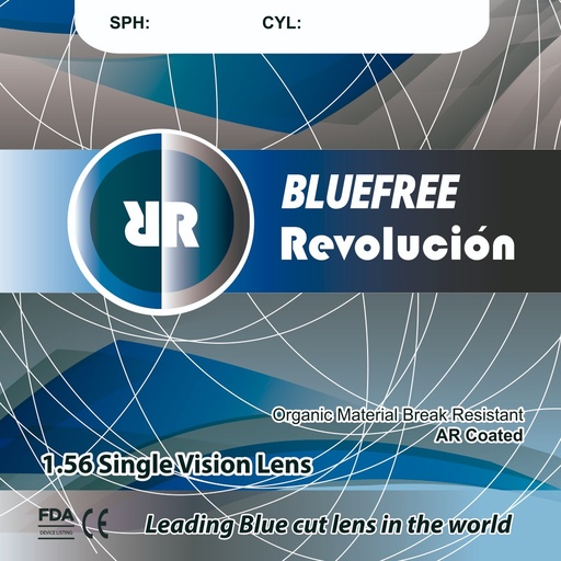 [0.00 a -6.00= -2.00x] M06 1.56 Revo Bluefree AR 2G - Rx1